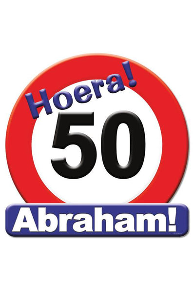 e-carnavalskleding-SYK Huldeschild Abraham 50 jaar