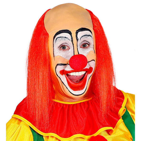 e-carnavalskleding-SYK Kale kop pruik clown met rood haar