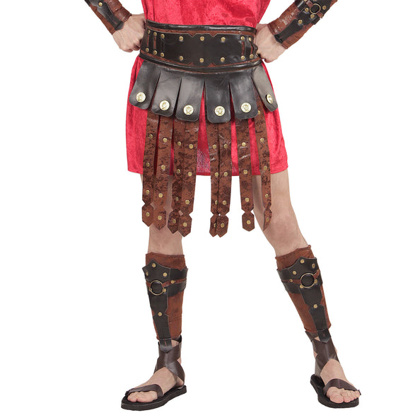 e-carnavalskleding-SYK Lederlook riem gladiator romeins