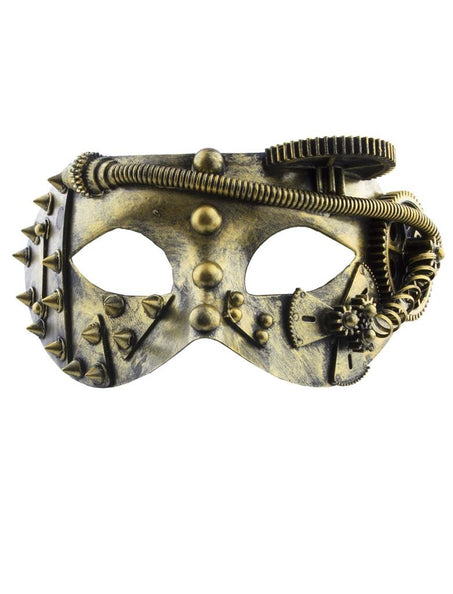 e-carnavalskleding-SYK Masker steampunk goud