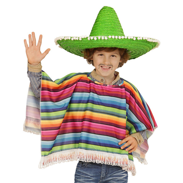 e-carnavalskleding-SYK Mexicaanse poncho kinderen