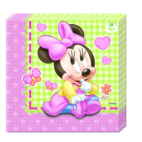 e-carnavalskleding-SYK Minnie Mouse servetten roze