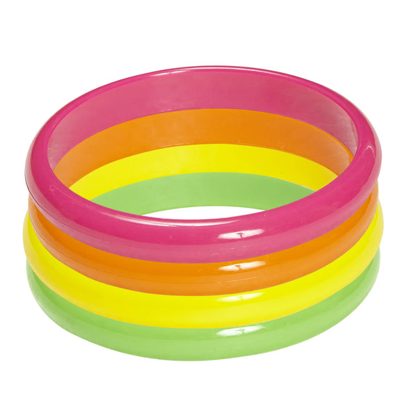 e-carnavalskleding-SYK Neon armbanden set disco