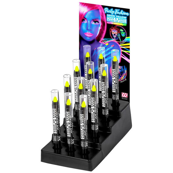 e-carnavalskleding-SYK Neon geel make-up potlood 3.5ml