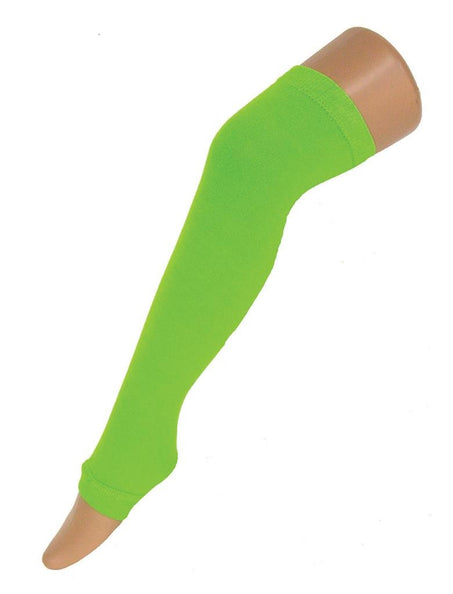 e-carnavalskleding-SYK Neon groene beenwarmers 60cm