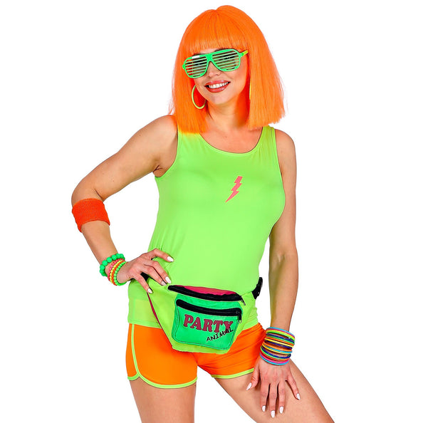 e-carnavalskleding-SYK Neon oranje hotpants