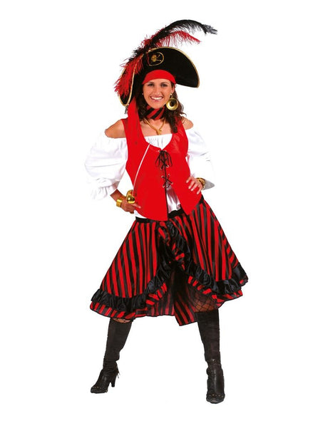 e-carnavalskleding-SYK Piratenpak Jacky dames