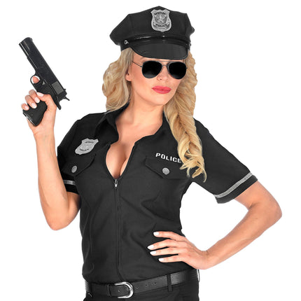 e-carnavalskleding-SYK Politie agente shirt dames