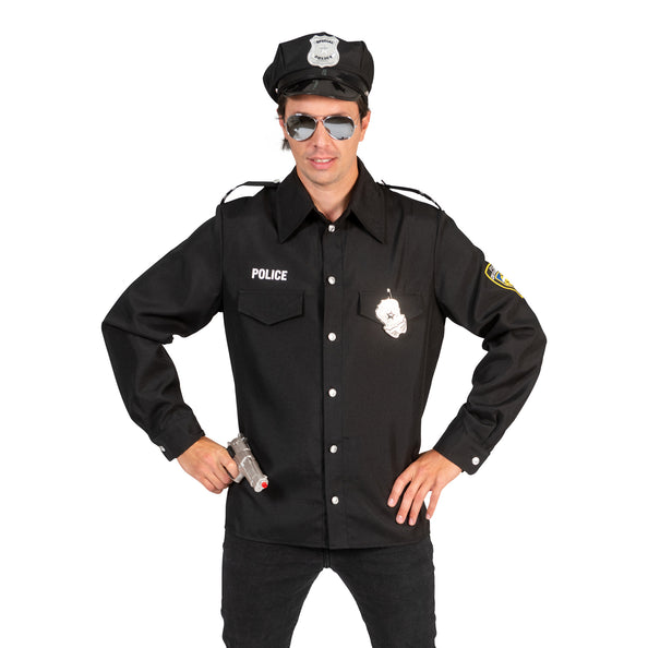 e-carnavalskleding-SYK Politie blouse Pedro heren