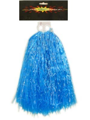 e-carnavalskleding-SYK Pom pom Cheerleader ringgreep blauw