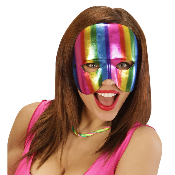 e-carnavalskleding-SYK Regenboog maskers