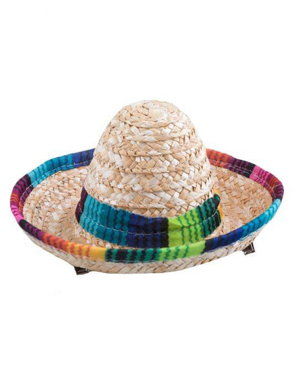 e-carnavalskleding-SYK Rotan Mexican sombrero mini