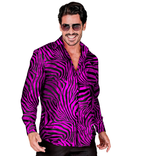 e-carnavalskleding-SYK Shirt zebra pink