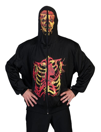 e-carnavalskleding-SYK Skeleton hoodie voor Halloween