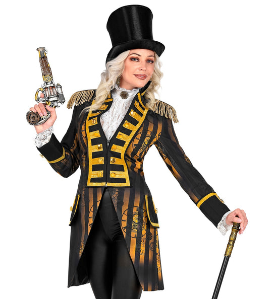 e-carnavalskleding-SYK Slipjas steampunk dames