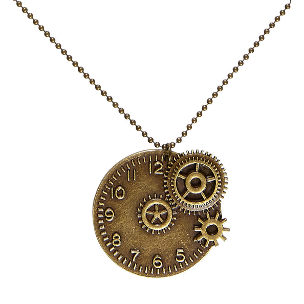 e-carnavalskleding-SYK Steampunk ketting bruin