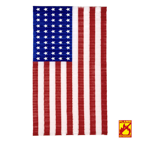 e-carnavalskleding-SYK USA vlag van papier