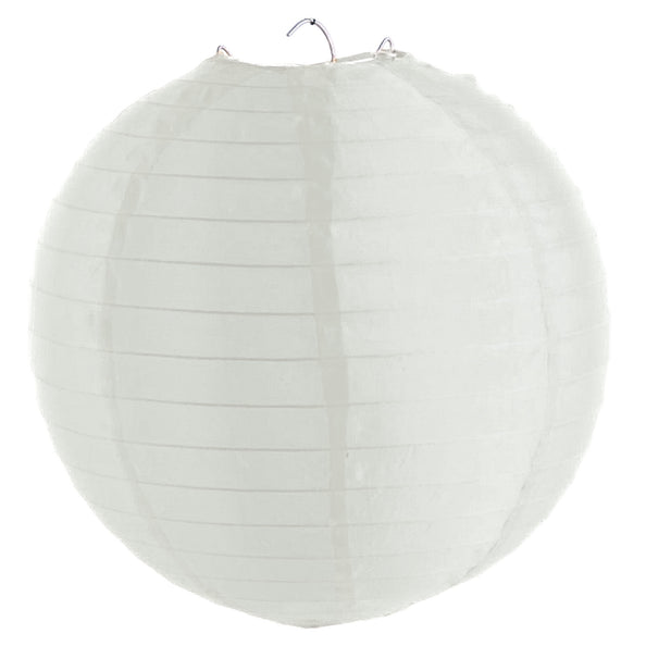 e-carnavalskleding-SYK Witte lampion nylon 30cm