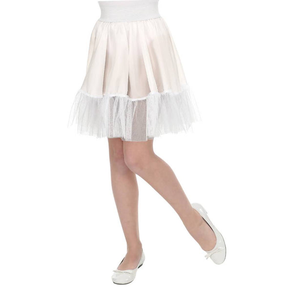 e-carnavalskleding-SYK Witte petticoat kind one size