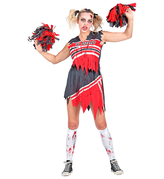 e-carnavalskleding-SYK Zombie cheerleader pakje dames