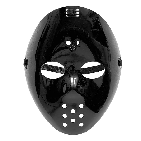 e-carnavalskleding-SYK Zwart Hockey masker voor Halloween