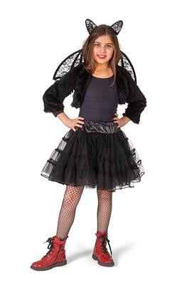 e-carnavalskleding-SYK Zwarte glitter petticoat Sterre kinderen